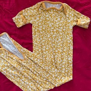 Little Sleepies Golden Poppies gown